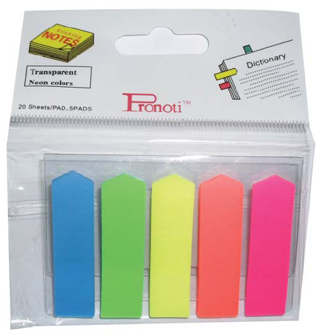 Note Protoni 5 colors